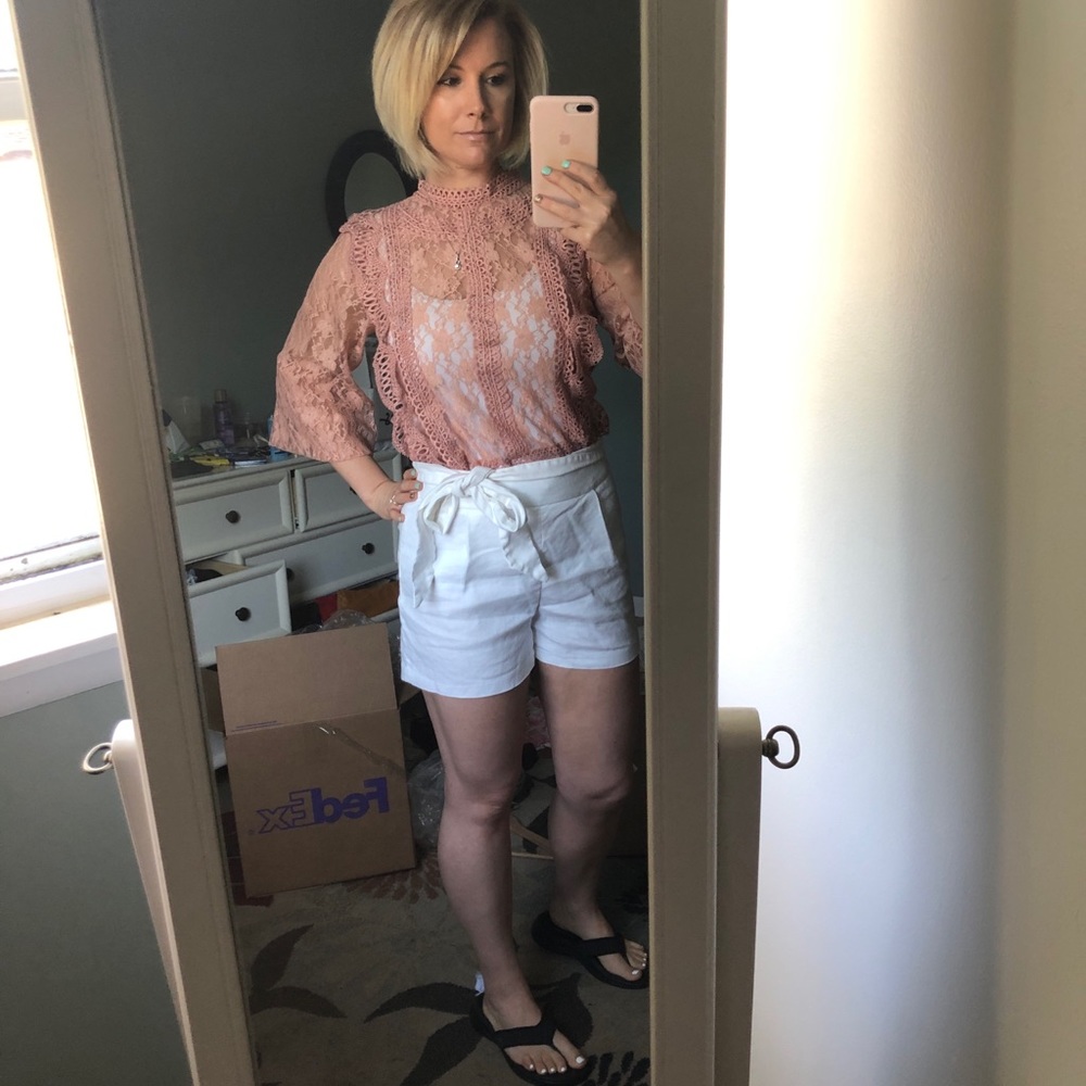 High waisted shorts